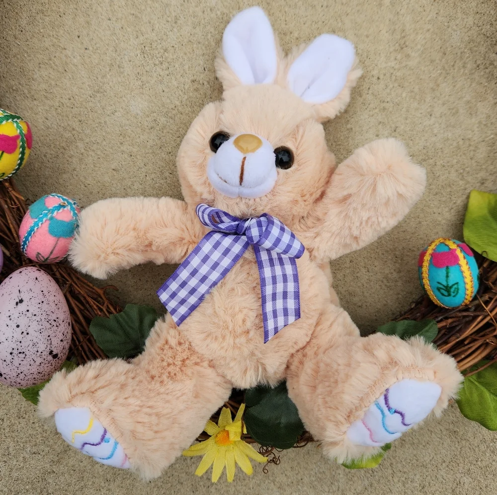 Easter Bunny Egg Shaped Wreath